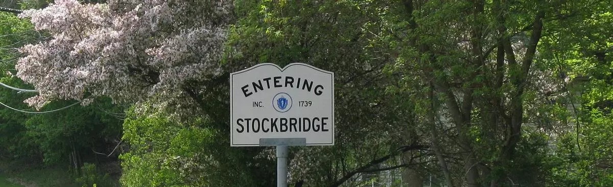 Entering Stockbridge, settled 1739